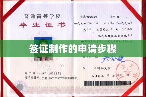 湘桥签证制作的申请步骤