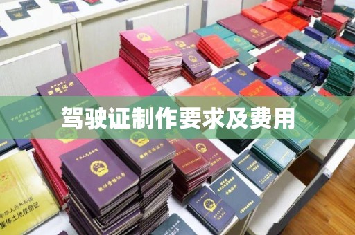 湘桥驾驶证制作要求及费用