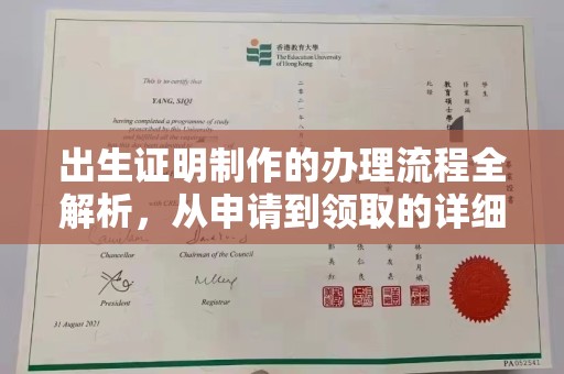 湘桥出生证明制作的办理流程全解析，从申请到领取的详细指南