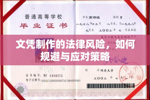 湘桥文凭制作的法律风险，如何规避与应对策略