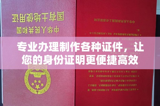 湘桥专业办理制作各种证件，让您的身份证明更便捷高效