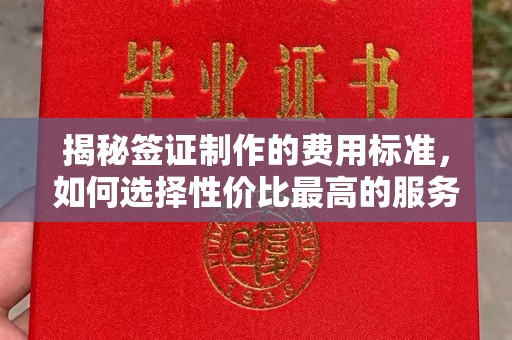 湘桥揭秘签证制作的费用标准，如何选择性价比最高的服务？