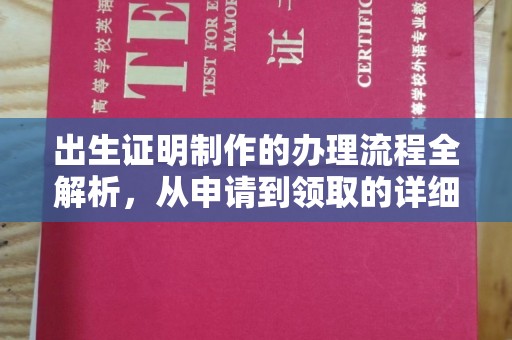 湘桥出生证明制作的办理流程全解析，从申请到领取的详细指南