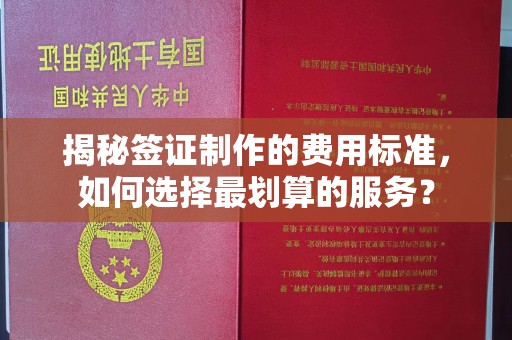 湘桥揭秘签证制作的费用标准，如何选择最划算的服务？