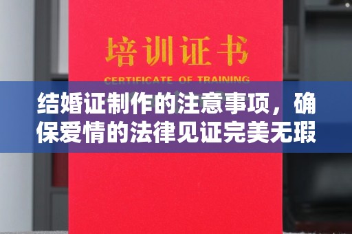 湘桥结婚证制作的注意事项，确保爱情的法律见证完美无瑕