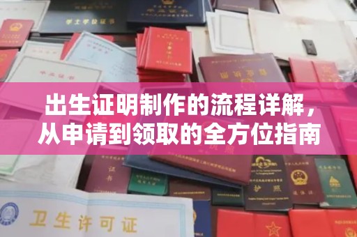 湘桥出生证明制作的流程详解，从申请到领取的全方位指南
